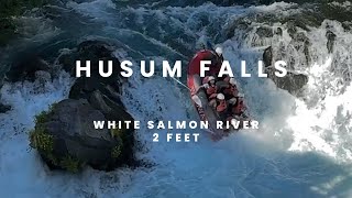 Paddle Rafts at Husum Falls on the White Salmon River [upl. by Nashom]