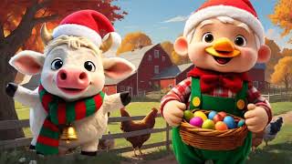 Old MacDonal had a farm Christmas  RS Nursery Rhymes amp Kids Songs children song67 [upl. by Deth511]