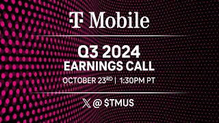 TMobile Q3 2024 Earnings Call Livestream [upl. by Hedgcock]