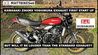 Kawasaki Z900RS Yoshimura Cyclone Exhaust review [upl. by Ruelle]