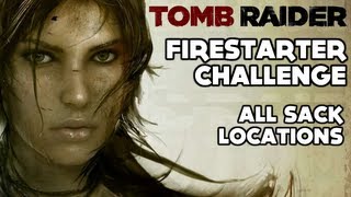 Tomb Raider  Firestarter Challenge All Sack Locations  Geothermal Caverns [upl. by Hube893]