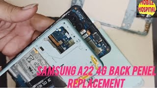 Samsung A22 4g back panel replacement [upl. by Elik311]