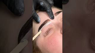 Brow stain  lash lift amp tint 🤍 browwaxing browtint lashliftandtint lashlift hdbrows [upl. by Areval764]