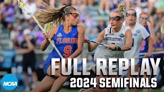 Northwestern vs Florida 2024 NCAA DI womens lacrosse semifinals  FULL REPLAY [upl. by Ire592]