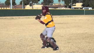 Throwing Drill for Catcher [upl. by Gow]