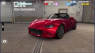 CSR2 Tempest 3 Tier 1 Mazda Miata all settings and tunes to beat Sneak and win the Trackster [upl. by Rutledge]