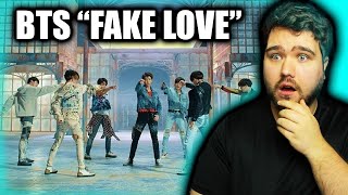 FIRST TIME LISTENING TO KPOP  BTS quotFAKE LOVEquot REACTION [upl. by Komarek92]