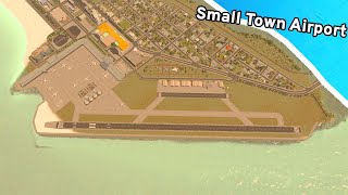 Rounding Off An Edge Of Town With An AIRPORT In Cities Skylines  Thessia [upl. by Bel47]