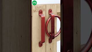 Wooden door latch latch lock gate [upl. by Helaina279]