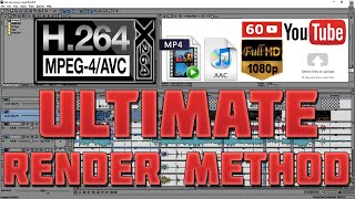 Method The ULTIMATE Best Encoding Settings for YouTube Video Quality with Sony Vegas [upl. by Prudie]