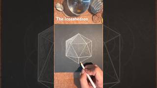 How to draw the Icosahedron using the 853 Golden Circle Fast [upl. by Atsirk]