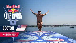 Cliff Diving in Boston USA  ROUND 4  Red Bull Cliff Diving World Series 2024 [upl. by Ennaid]