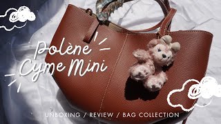 🧸 Polène Cyme Mini Cognac  Unboxing amp Review [upl. by Enaols]