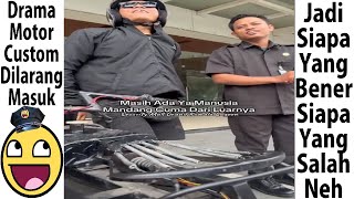 Drama Motor Vespa Custom Dilarang Masuk Mall [upl. by Albertine847]