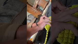 Inserting Carhartt Knee Pads into Double Front pants [upl. by Baggett]