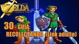 30 The Legend of Zelda Ocarina of Time 3D  RECOLECTANDO 3 Link adulto  guía español 100 [upl. by Clauddetta]