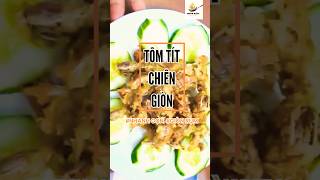 Xem cách chị tôi “xử đẹp” đàn tôm tít với cách chiên nhanh giòn rụm này  cooking shortvideo [upl. by Aihsenet626]