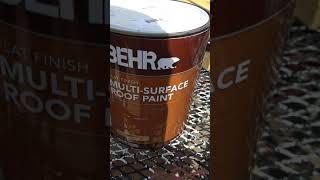 Painting shingles Roof paint review [upl. by Gaspard272]