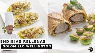 ¿Buscando recetas para NOCHEBUENA Solomillo Wellington y Endibias rellenas con Arguiñano [upl. by Eibmab]