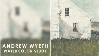 Dive into Andrew Wyeths Watercolor Techniques [upl. by Nosnev]