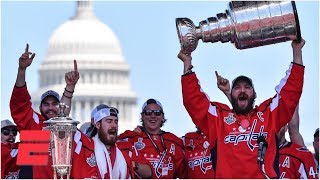 FULL Alex Ovechkin and Washington Capitals celebrate 2018 Stanley Cup championship  ESPN [upl. by Amol279]