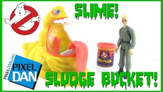 Ghostbusters Sludge Bucket Gooper Ghost Kenner Slime Figure Video Review [upl. by Venuti]