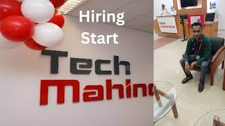 Hiring Start in Tech Mahindra interview [upl. by Ennairol432]