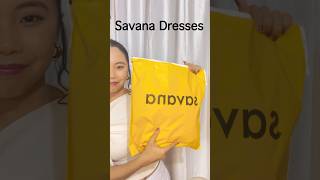 Dresses from Savana🫧🎀shortsfeed haul fyp haulvideo savanadress [upl. by Akemad943]