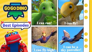 Best Dinosaurs Dreams  GOGODINO Best Episodes  Dinosaurs  Jurassic  Toys  Cartoon Kids Robot [upl. by Arral]