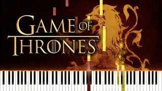 The Rains of Castamere  Game of Thrones  Sheets  Piano Tutorial [upl. by Idalla]