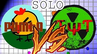 Agario SOLO Vs TψT Team  Mission Complete Story of life [upl. by Ecnaiva]