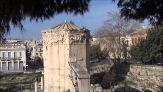 Athens ☄ Tower of Winds Aerides ☄ HD Ωρολόγιο Κυρρήστου ή Αέρηδες [upl. by Llatsyrc]