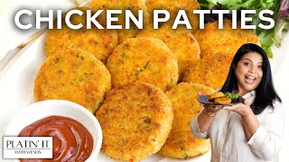 Easy HOMEMADE Chicken Patties  Chicken Cutlets [upl. by Nord614]