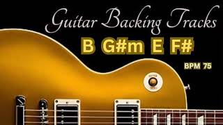 Backing Track B Major  B Major Backing Track  Guitar Solo Backing Track B Major [upl. by Krall]