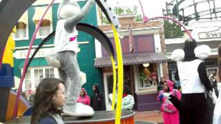 Six Flags Party Great America Parade Float 51411 [upl. by Subir]