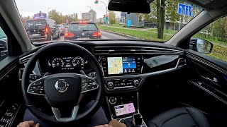 2023 SsangYong Korando  4k ULTRA HDR  POV Driving in town [upl. by Polk80]