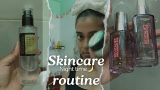 Night time skincare routine for combination skin Updated [upl. by Raines937]