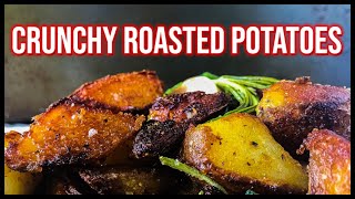 Crunchy Roasted Potatoes  Oven Roasted Potatoes Recipe [upl. by Bellaude595]