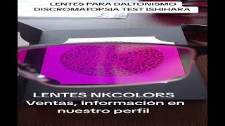 NKCOLORS Lentes para daltonismo discromatopsía [upl. by Tobey475]