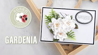 Spellbinders Gardenia by Susan TierneyCockburn HowTo [upl. by Carew]