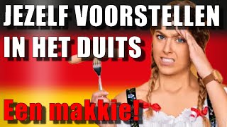 Spreek jij geen woord Duits Hierna WEL deel1 Jezelf voorstellen [upl. by Gatian]