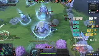 AMD Radeon RX 560  AMD Athlon X4 860K  Dota 2 FPS Test [upl. by Glynn844]