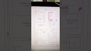 20x30 20x30houseplan shorts ytshorts happybhaidooj house planning [upl. by Sola]