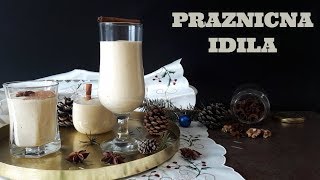 LCHF PRAZNICNI NAPITAK  LOW CARB EGGNOG [upl. by Inohs]