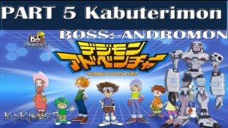 Digimon Adventure PSP  Walkthrough P5  quotDigievo Kabuterimon BOSS Andromonquot [upl. by Asirret]