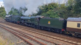 Castles 7029 and 5043 at Plymouth 270924 [upl. by Terena]