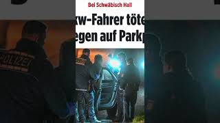 Auf einem Parkplatz eskaliert ein Streit unter LkwFahrern Am Ende ist einer der Männer tot [upl. by Ahael260]