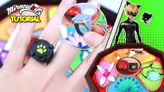 DIY Miraculous Ladybug  How to make Cat noir ring  Chat noir Miraculous [upl. by Eniamreg98]