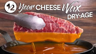 I DryAged steaks in CHEESE WAX for 12 yr and ate it [upl. by Blatman]