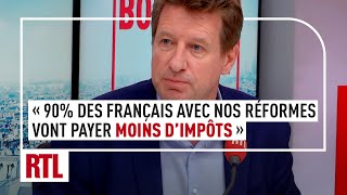 Yannick Jadot  quot90 des Français avec nos réformes vont payer moins dimpôtsquot [upl. by Akir301]